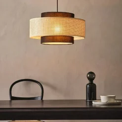 Handmade Woven Rattan Chandeliers - Image 4
