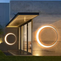 Outdoor Waterproof Moon Wall Lamp - Image 4