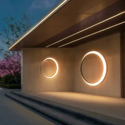 Outdoor Waterproof Moon Wall Lamp - Image 2