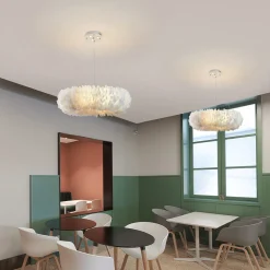 Feather Pendant Lamps - Image 4