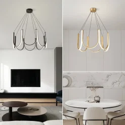 Aluminum U-shaped Chandeliers - Image 3