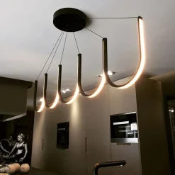 Aluminum U-shaped Chandeliers - Image 4