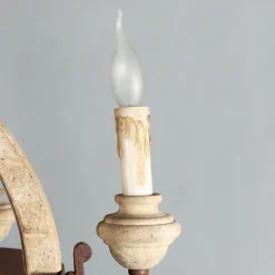 Solid Wood Vintage Chandelier - Image 5
