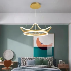 Minimalist Crown Chandelier - Image 5