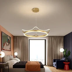Minimalist Crown Chandelier - Image 4