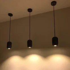 Minimalist Cement Led Chandeliers - Image 2