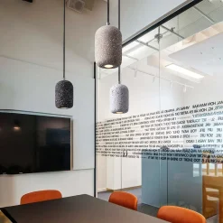Minimalist Cement Led Chandeliers - Image 4