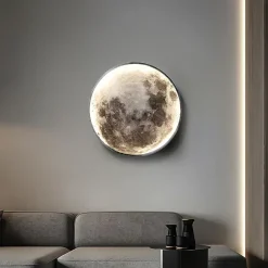 Art LED Moon Wall Lamp - Image 4