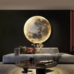 Art LED Moon Wall Lamp - Image 2