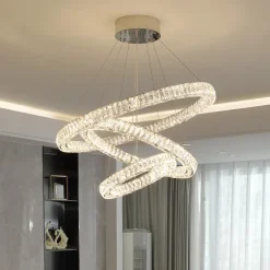 Luxury Crystal Ring Chandelier - Image 2