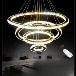 Luxury Crystal Ring Chandelier - Image 4