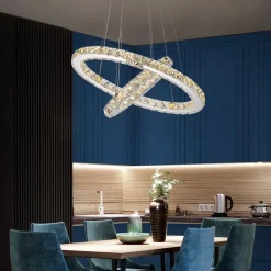 Luxury Crystal Ring Chandelier - Image 6