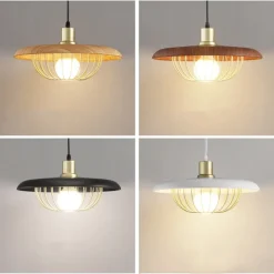Italy Wood Pendant Lamp - Image 6