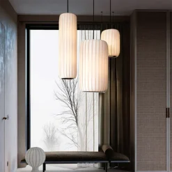 Minimalist Silk Pendant Lamp - Image 5