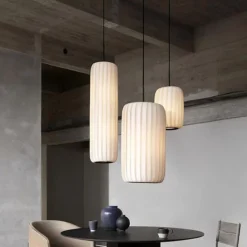 Minimalist Silk Pendant Lamp - Image 2