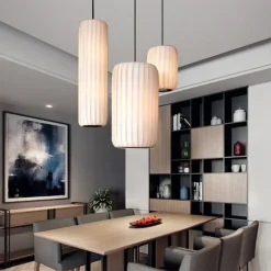 Minimalist Silk Pendant Lamp - Image 4