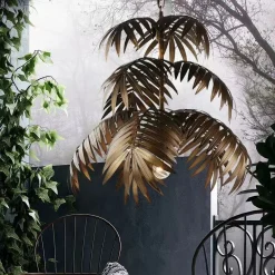 Tropical Coconut Leaf Chandelier - Image 5
