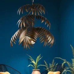 Tropical Coconut Leaf Chandelier - Image 2
