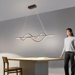 Aluminum Dual Waveform Chandelier - Image 2